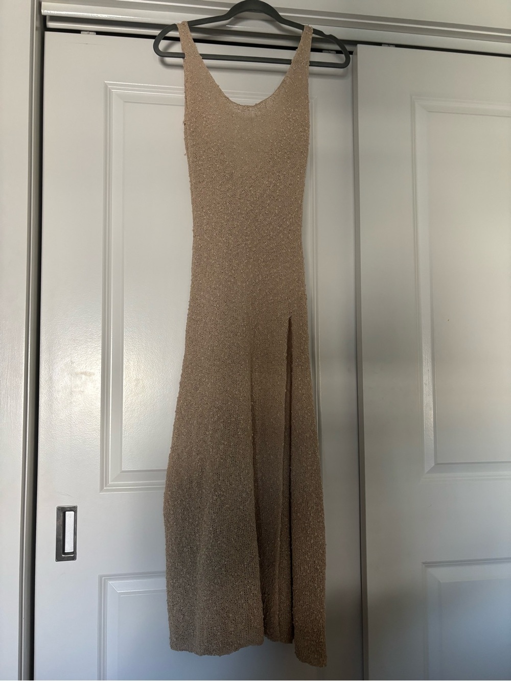 Meshki Dress in Beige